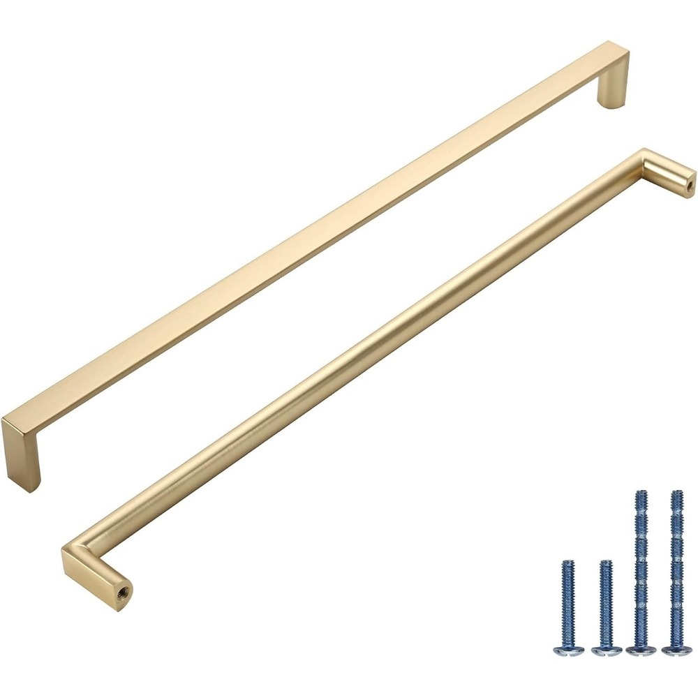 10 Pack Brushed Gold Cabinet Pulls 10 Inch(256MM) Hole‎ Centers